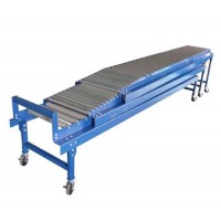 Factory Custom Heavy Duty Flexible Telescopic Unloading Roller Conveyor for Package Transport