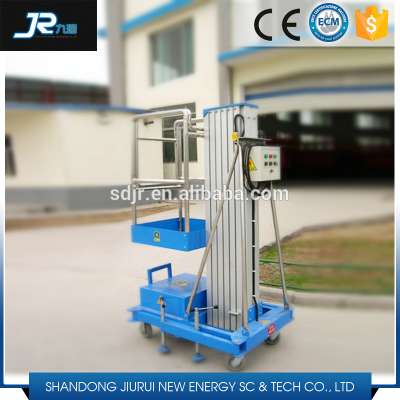 Mobile electric aluminum aerial lifting work platform