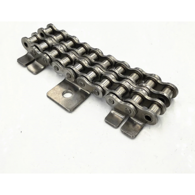 Stainless steel conveyor chain12A  with WA1attachment for Food Packaging Machinery